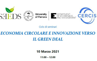 Economia circolare e innovazione verso il Green Deal