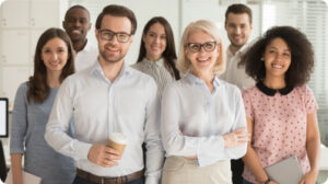 Foto di un team di lavoro